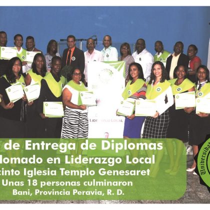Diplomado en Liderazgo Local – Baní R.D.